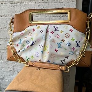 Louis Vuitton Multicolor white Judy bag